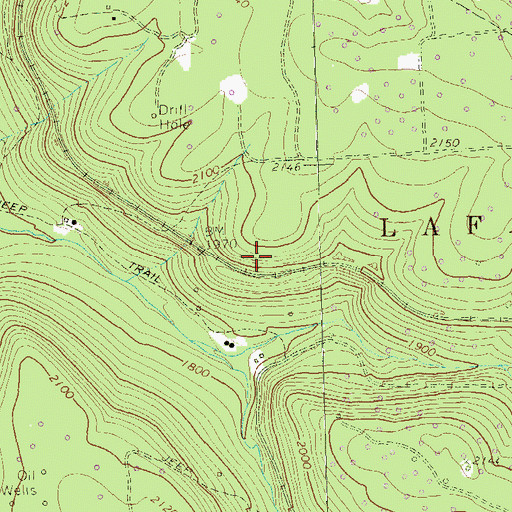Topographic Map of Taylor, PA