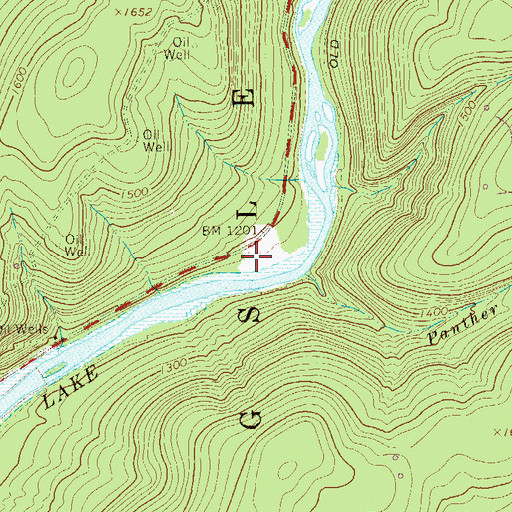 Topographic Map of CCC Camp (historical), PA