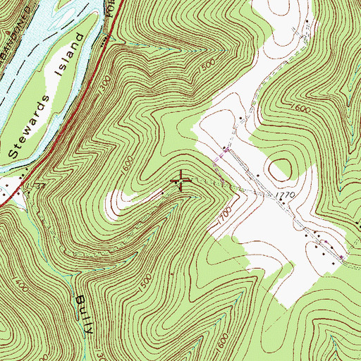 Topographic Map of Cobham School, PA