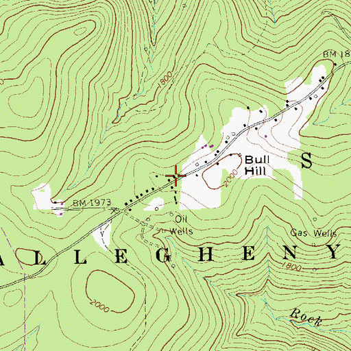 Topographic Map of Austin School, PA