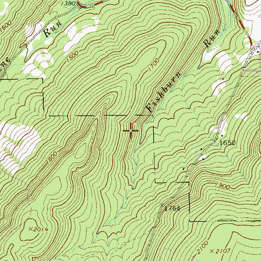 Topographic Map of Corydon (historical), PA