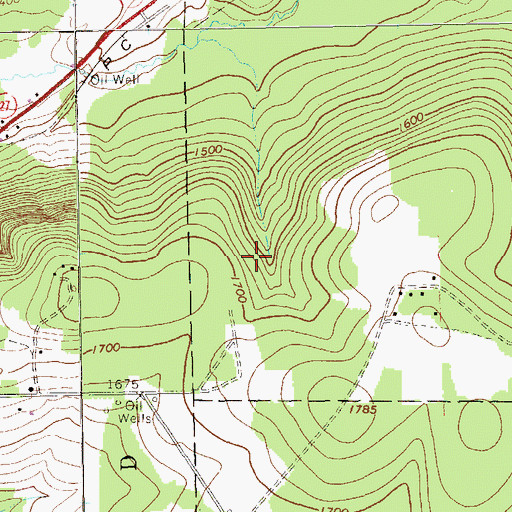 Topographic Map of Eagle, PA