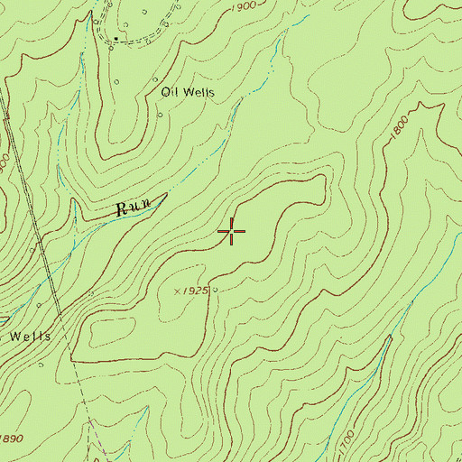 Topographic Map of Tionesta Natural Area, PA