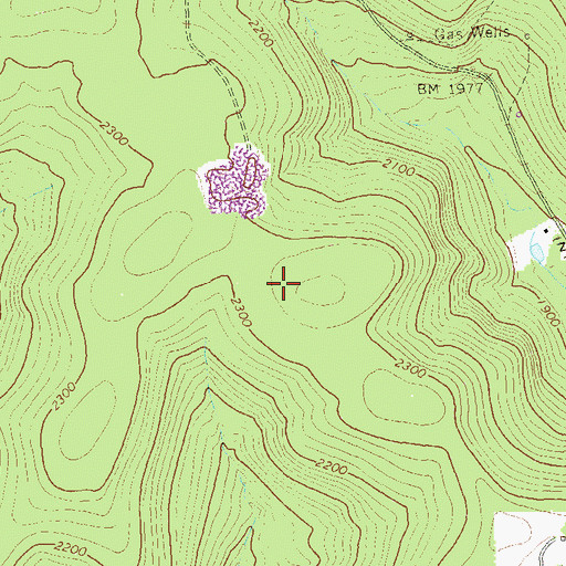 Topographic Map of Blacksnake Mountain, PA