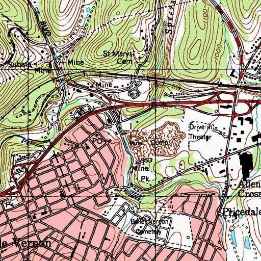 Topographic Map of Rostraver Junior High School, PA