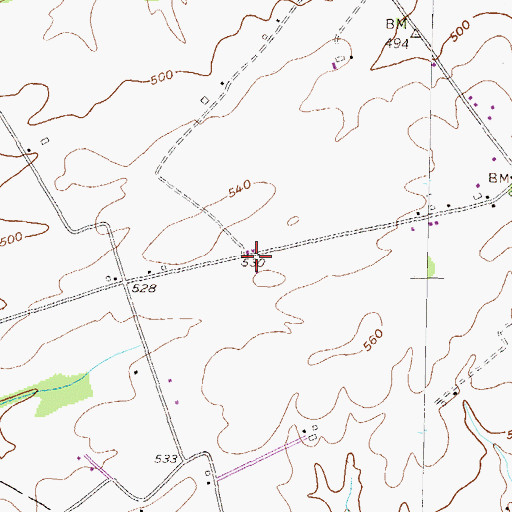 Topographic Map of Julius School, PA