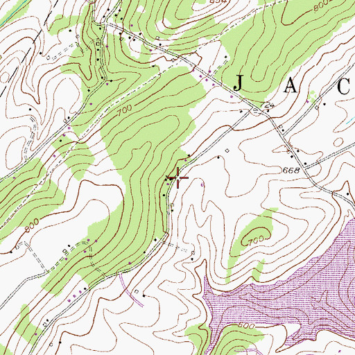 Topographic Map of John Mummert School, PA
