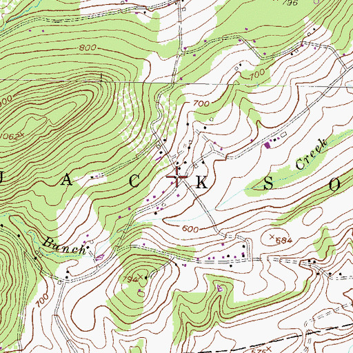 Topographic Map of Moses Mummert School, PA