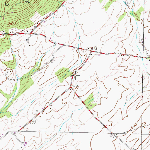 Topographic Map of Shafer Schoolhouse, PA