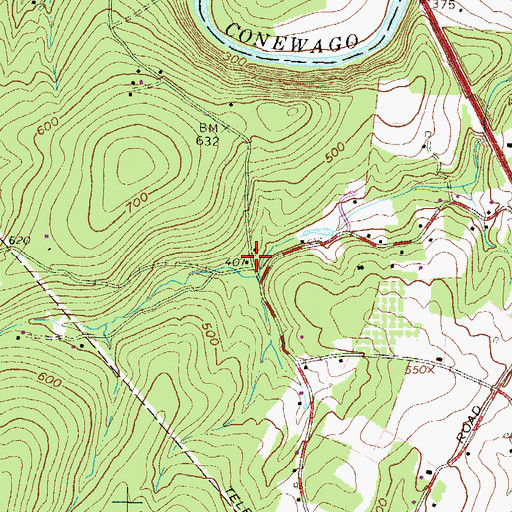 Topographic Map of Mount Gospel Mission Church (historical), PA