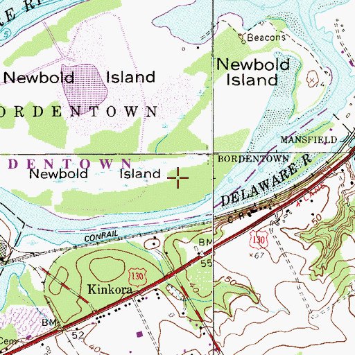 Topographic Map of Pennsylvania Turnpike Interchange 30, PA