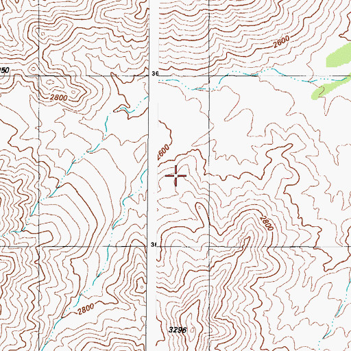 Topographic Map of Table Top Mountains, AZ
