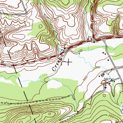 Topographic Map of State Game Lands Number 160, PA