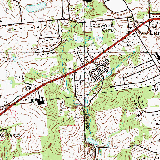 Topographic Map of Kennett Square Missionary Baptist Church, PA