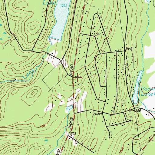 Topographic Map of Lesoine School, PA