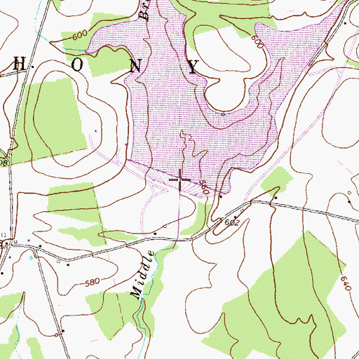 Topographic Map of Chillisquaque Dam, PA