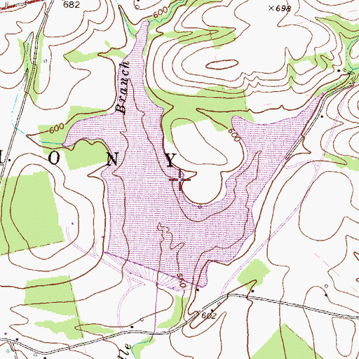 Topographic Map of Lake Chillisquaque, PA