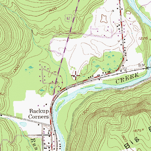 Topographic Map of Guy C Irving House, PA