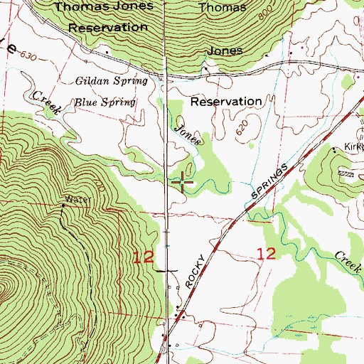 Topographic Map of King Cove, AL
