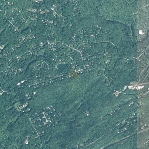 Aerial/Satellite Image of Winona Lakes, PA