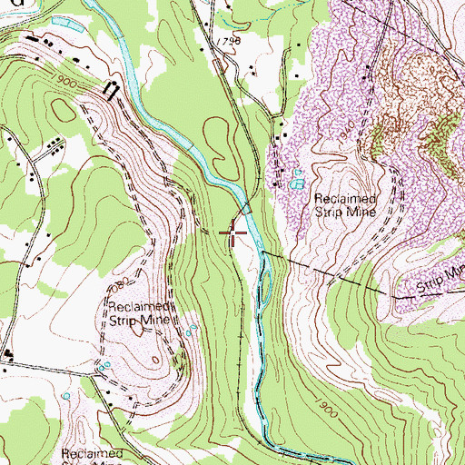 Topographic Map of Reading Junction Station, PA