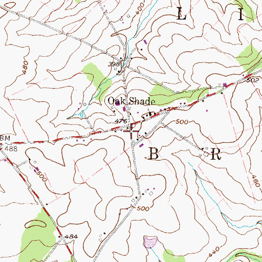 Topographic Map of Spring Hill, PA
