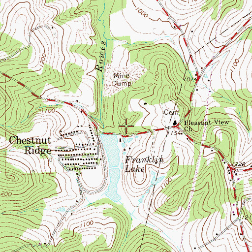 Topographic Map of Royal, PA