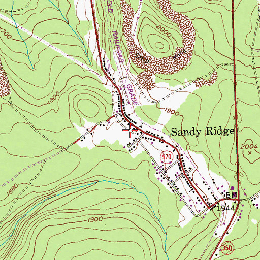 Topographic Map of Retort, PA
