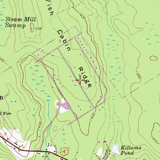 Topographic Map of Friendly Acres, PA