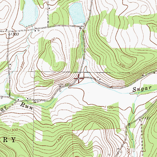 Topographic Map of New Era, PA