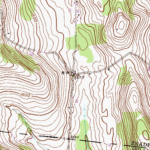 Topographic Map of Sciotavale, PA
