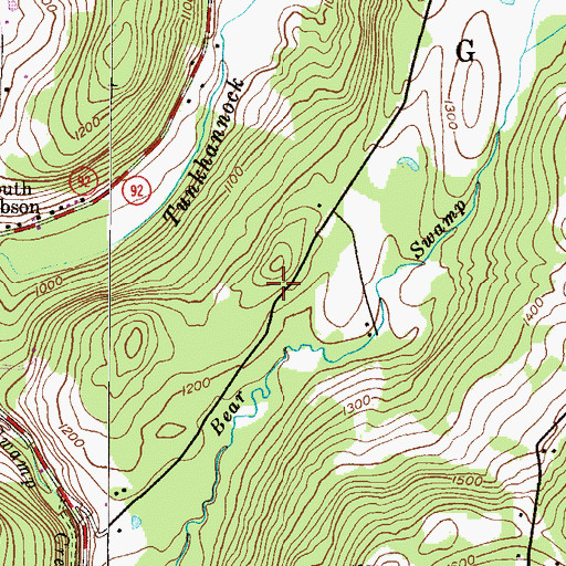 Topographic Map of Palma, PA