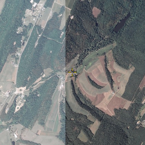 Aerial/Satellite Image of Deer Lick Hollow Run, PA