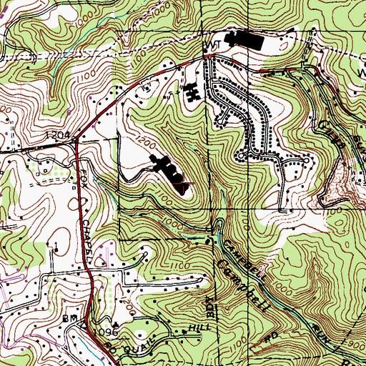 Topographic Map of Harmarville Rehabilitation Center, PA