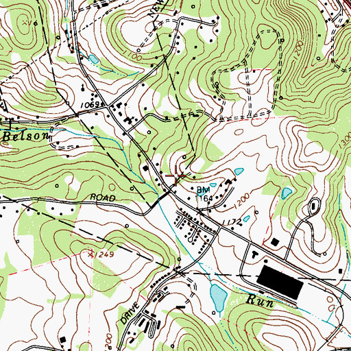 Topographic Map of Alliance Church, PA