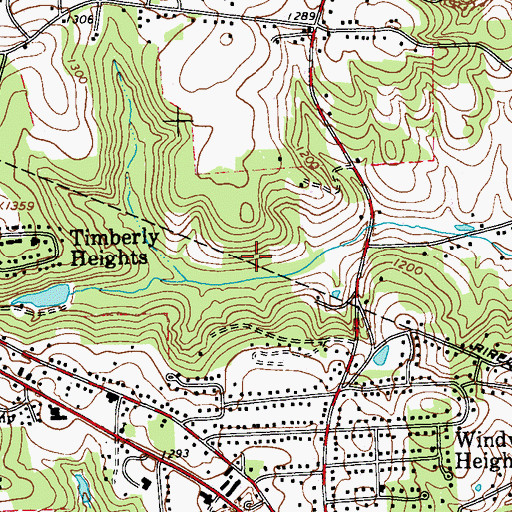 Topographic Map of Butler County, PA