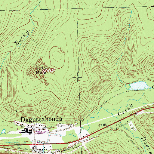 Topographic Map of Elk County, PA