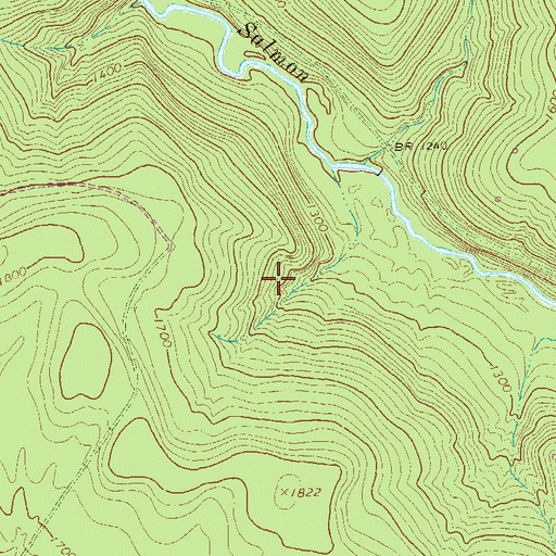 Topographic Map of Forest County, PA