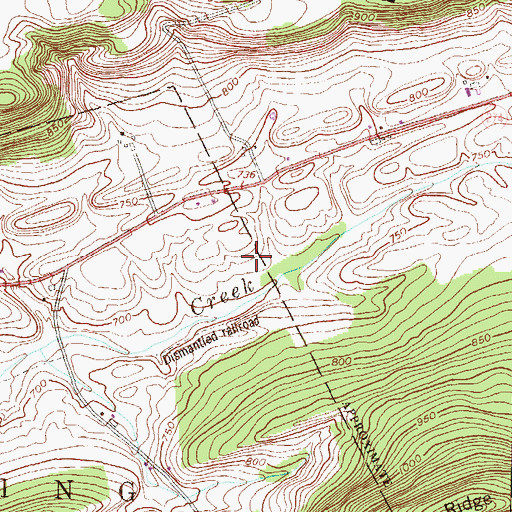 Topographic Map of Perry County, PA