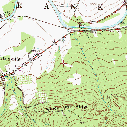 Topographic Map of Snyder County, PA