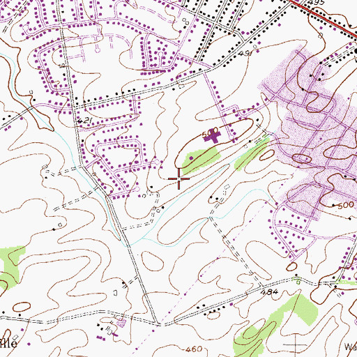 Topographic Map of YBP Heliport, PA
