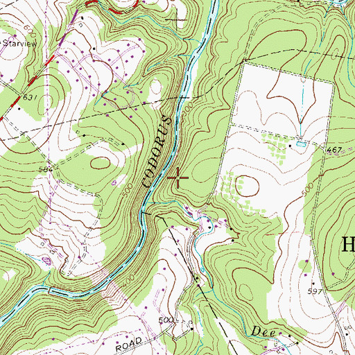 Topographic Map of York Electro-Panel Heliport, PA