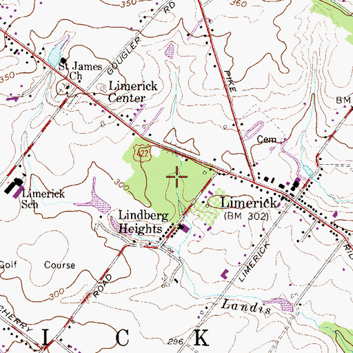 Topographic Map of Crouse Company Heliport, PA