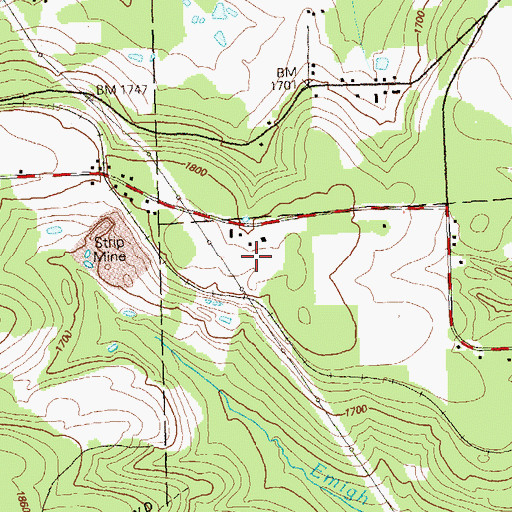 Topographic Map of ACCI Heliport, PA