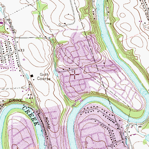 Topographic Map of Kingwood, PA