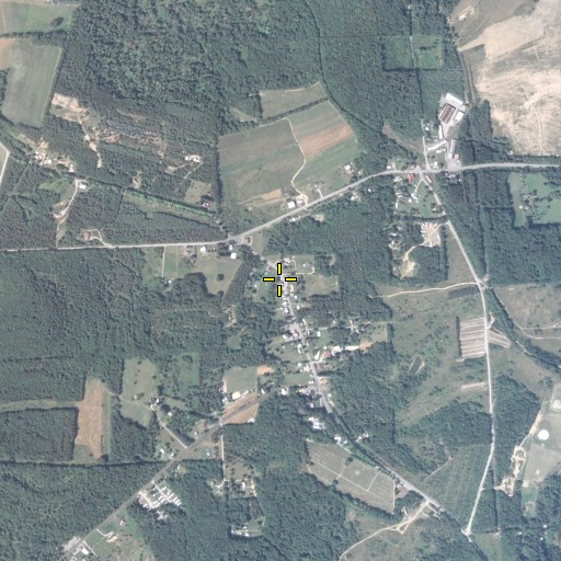 Aerial/Satellite Image of Glasgow Post Office, PA