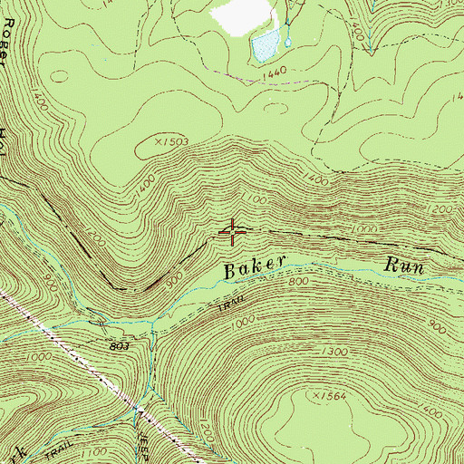 Topographic Map of Clinton County, PA