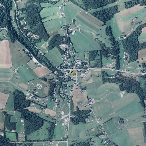 Aerial/Satellite Image of Borough of Hookstown, PA