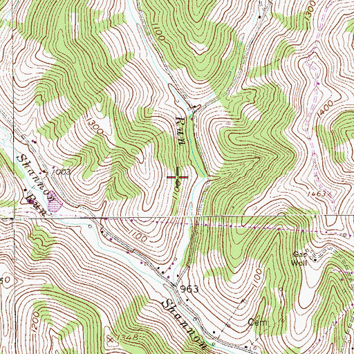 Topographic Map of Township of Perry, PA