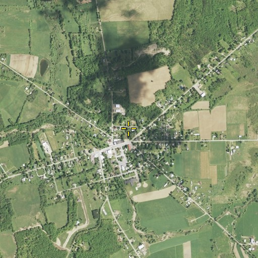 Aerial/Satellite Image of Borough of Sugar Grove, PA